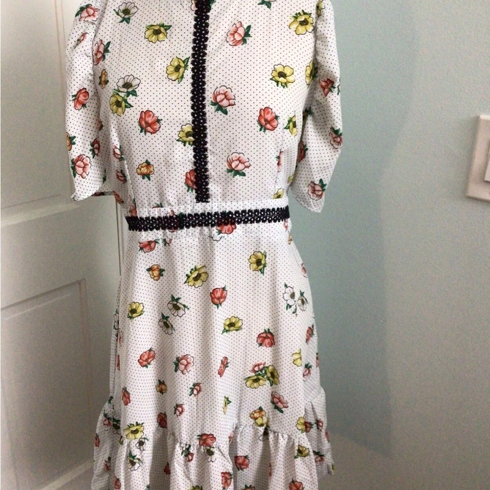 Floral Polka Dot Dress